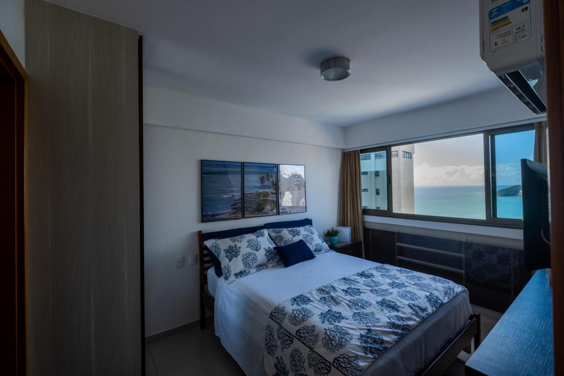 Flat Com 2 Quartos E Vista Mar Da Praia De Pontanegra-Wifi 300 Mb-Garagem-Familia-Criancas-Piscina-Pet Friendly Natal Luaran gambar