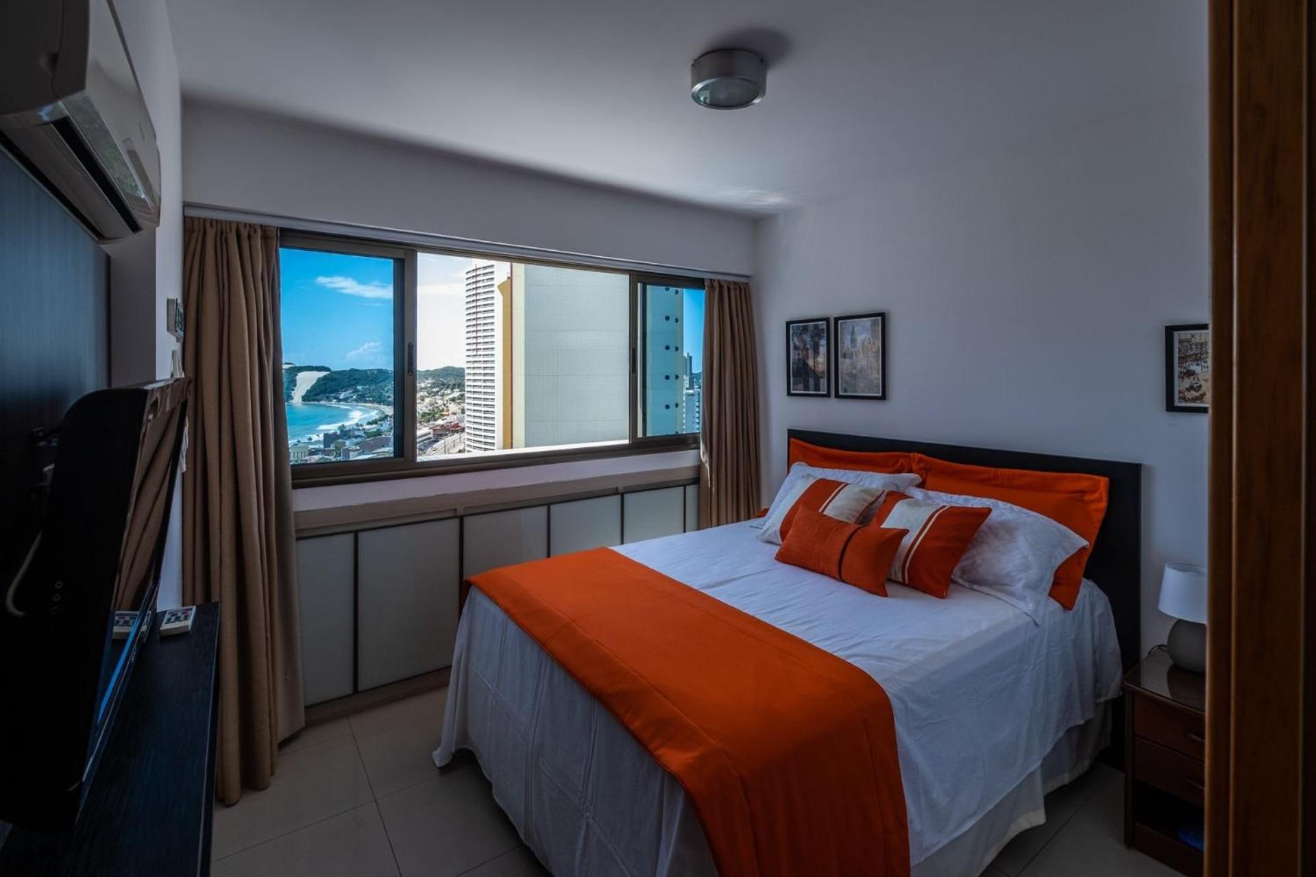 Flat Com 2 Quartos E Vista Mar Da Praia De Pontanegra-Wifi 300 Mb-Garagem-Familia-Criancas-Piscina-Pet Friendly Natal Luaran gambar