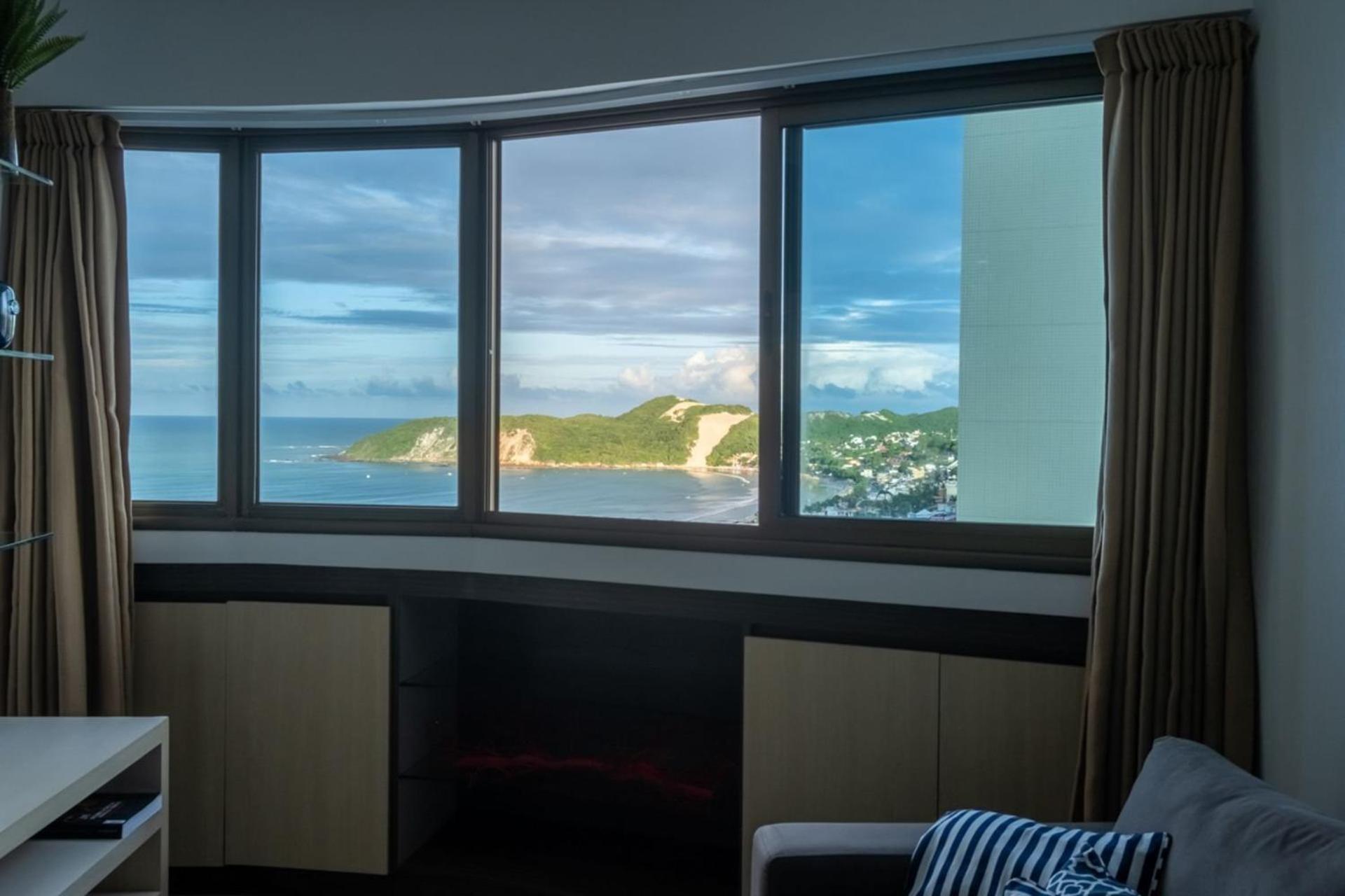 Flat Com 2 Quartos E Vista Mar Da Praia De Pontanegra-Wifi 300 Mb-Garagem-Familia-Criancas-Piscina-Pet Friendly Natal Luaran gambar