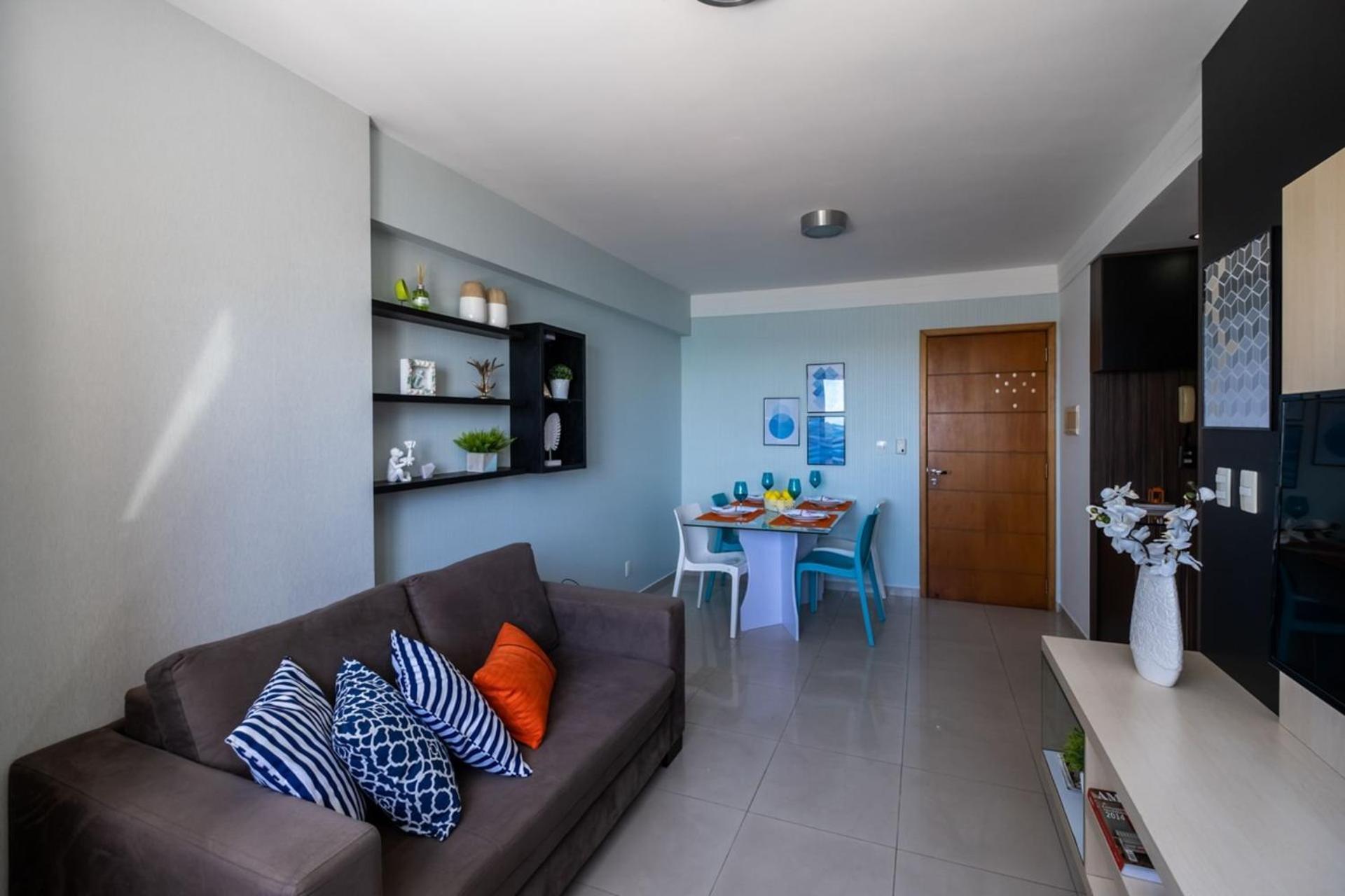 Flat Com 2 Quartos E Vista Mar Da Praia De Pontanegra-Wifi 300 Mb-Garagem-Familia-Criancas-Piscina-Pet Friendly Natal Luaran gambar