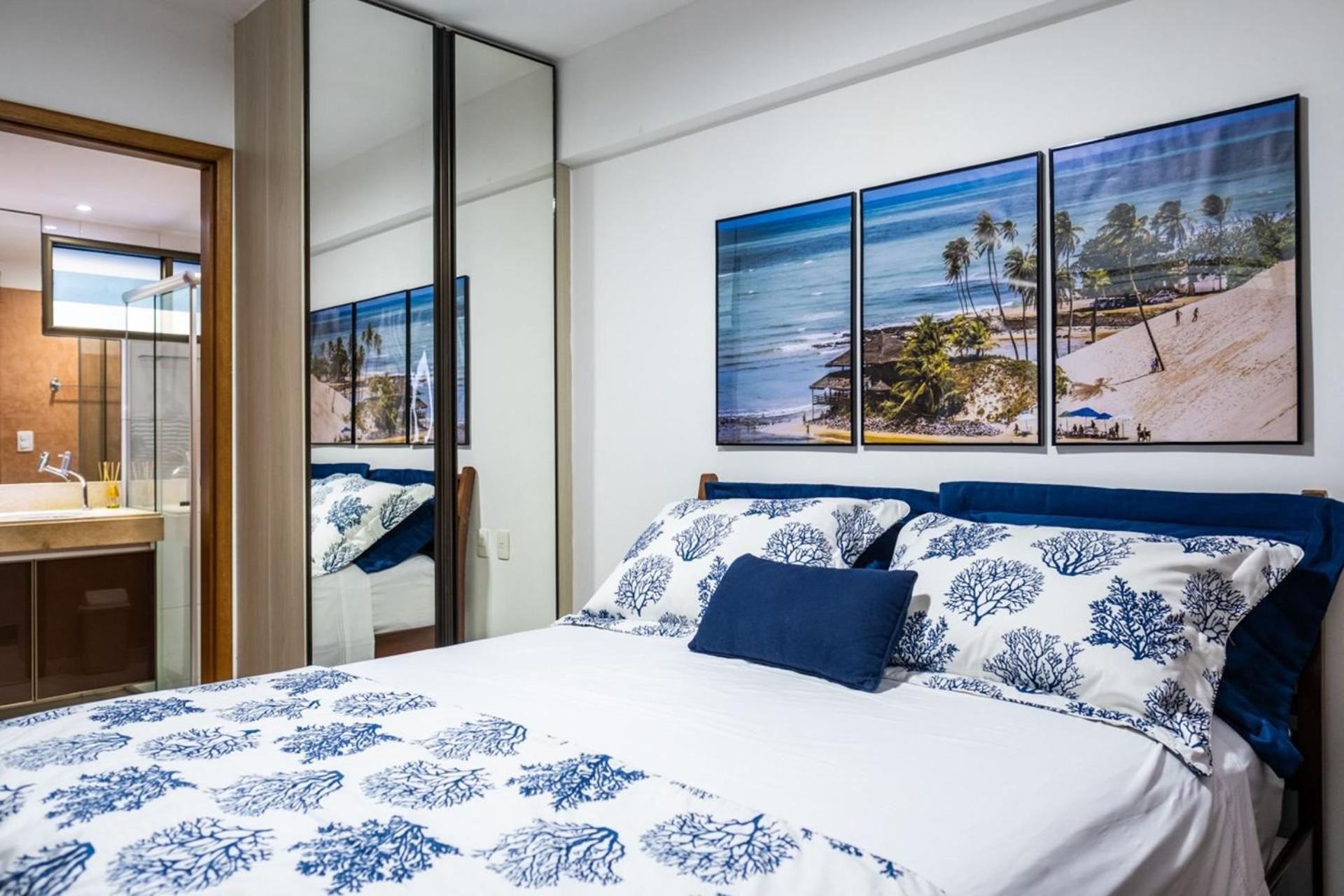 Flat Com 2 Quartos E Vista Mar Da Praia De Pontanegra-Wifi 300 Mb-Garagem-Familia-Criancas-Piscina-Pet Friendly Natal Luaran gambar