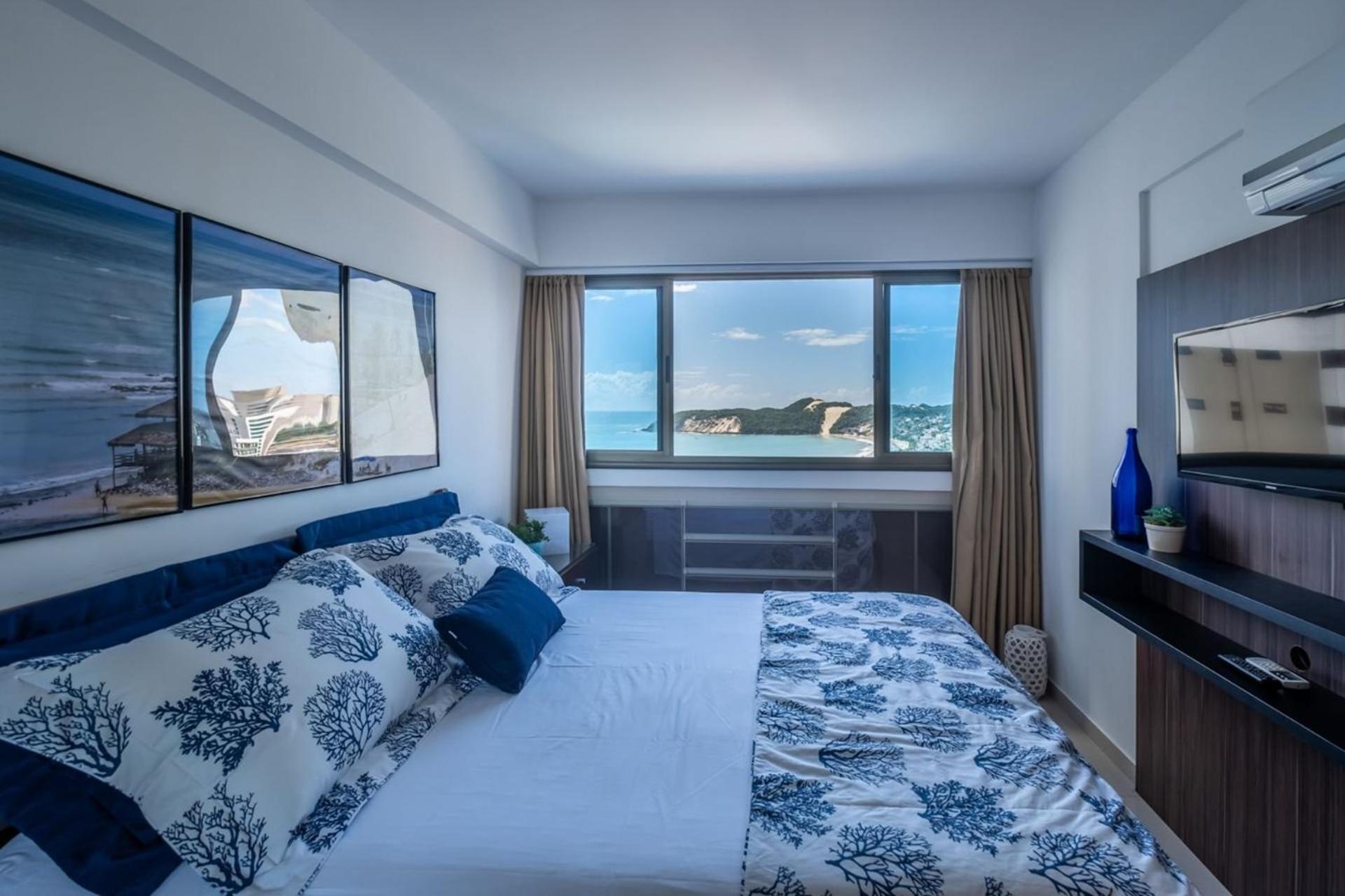 Flat Com 2 Quartos E Vista Mar Da Praia De Pontanegra-Wifi 300 Mb-Garagem-Familia-Criancas-Piscina-Pet Friendly Natal Luaran gambar