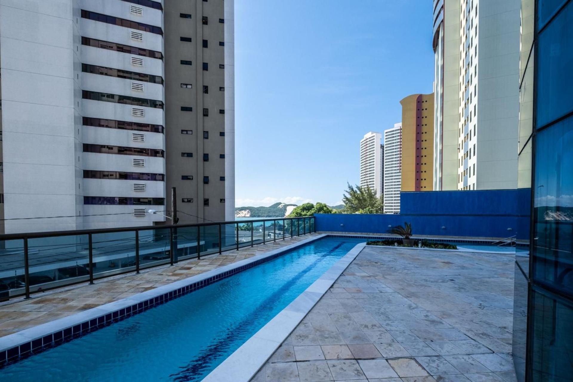 Flat Com 2 Quartos E Vista Mar Da Praia De Pontanegra-Wifi 300 Mb-Garagem-Familia-Criancas-Piscina-Pet Friendly Natal Luaran gambar