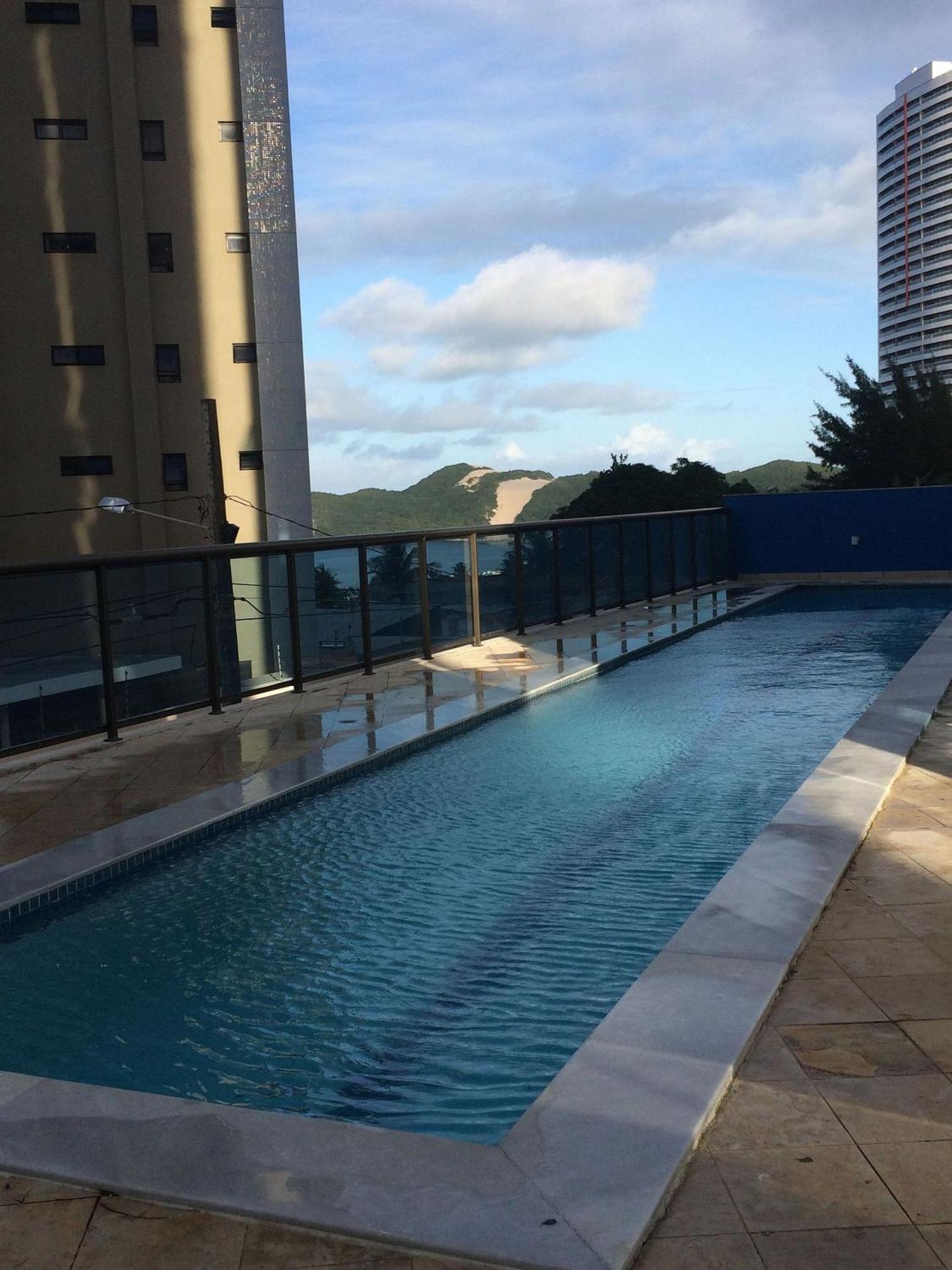 Flat Com 2 Quartos E Vista Mar Da Praia De Pontanegra-Wifi 300 Mb-Garagem-Familia-Criancas-Piscina-Pet Friendly Natal Luaran gambar