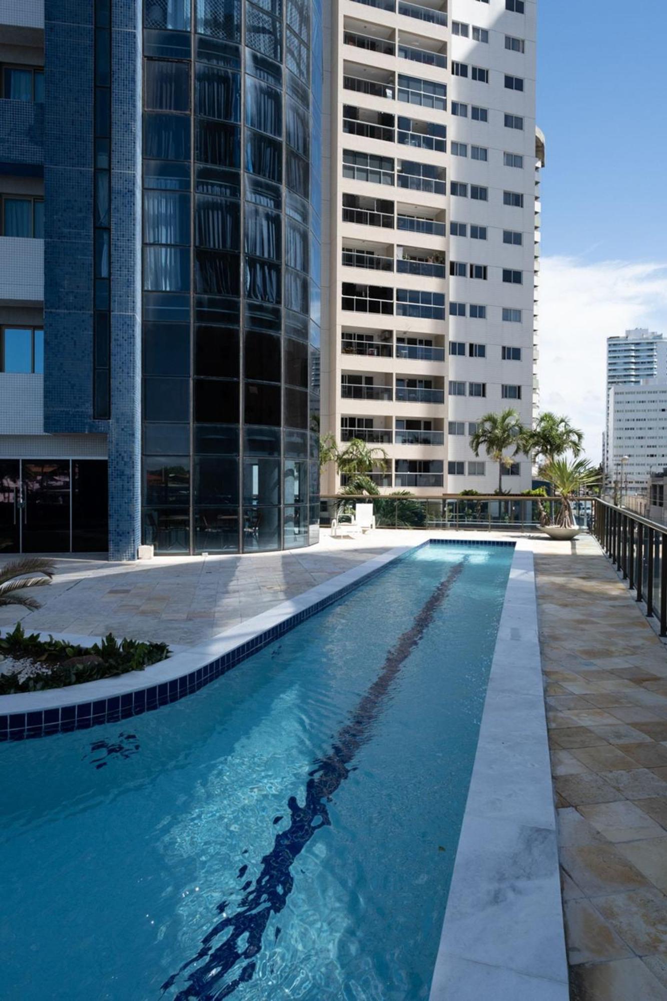 Flat Com 2 Quartos E Vista Mar Da Praia De Pontanegra-Wifi 300 Mb-Garagem-Familia-Criancas-Piscina-Pet Friendly Natal Luaran gambar